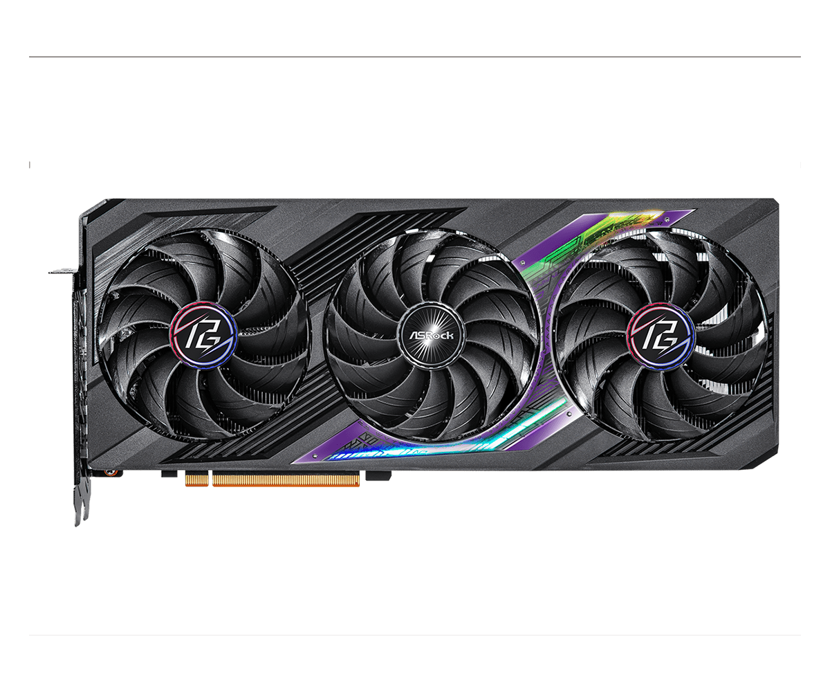 AMD RX 7800 XT 16GB GPU ASROCK - огляд і ціна Triple Fan Gaming Graphics Card 16Gb